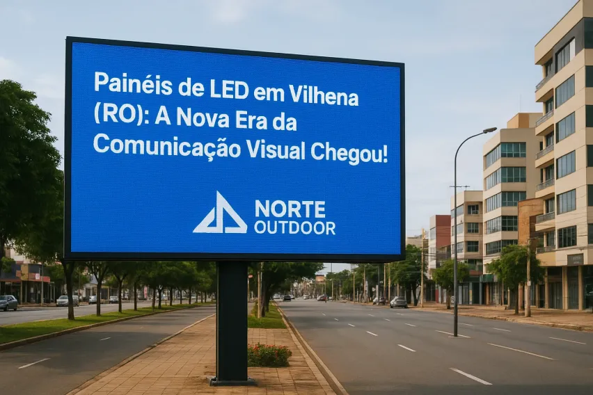 Pain&eacute;is de LED em Vilhena (RO): A Nova Era da Comunica&ccedil;&atilde;o Visual Chegou!