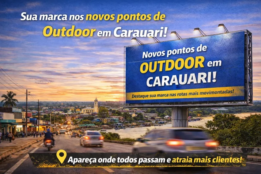 Novos pontos de outdoor em Carauari &mdash; destaque sua marca nas rotas mais movimentadas da cidade
