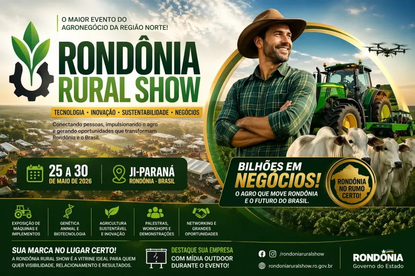Rond&ocirc;nia Rural Show: o gigante do agroneg&oacute;cio na regi&atilde;o Norte