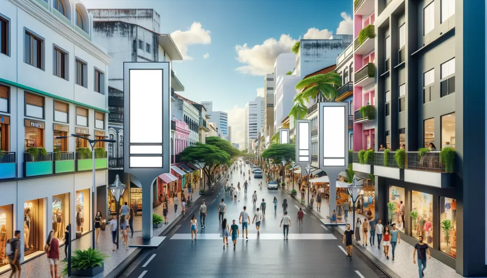 Paineis de LED Revitalizando o Com&eacute;rcio Local em Rio Branco